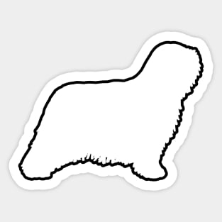 Komondor Dog Breed Silhouette Sticker